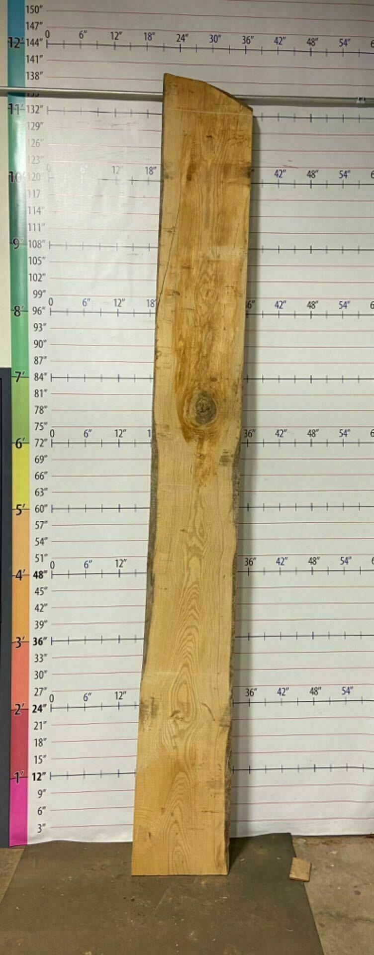 Ash Live Edge Slab - A 10
