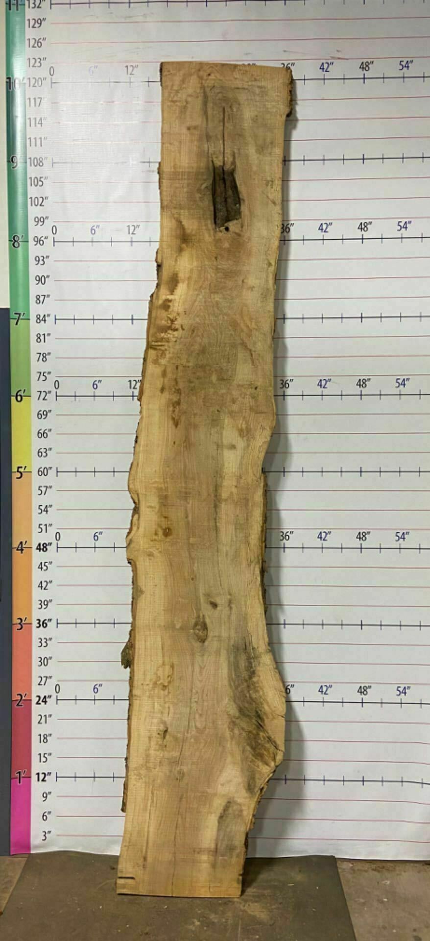 Ash Live Edge Slab - A 13