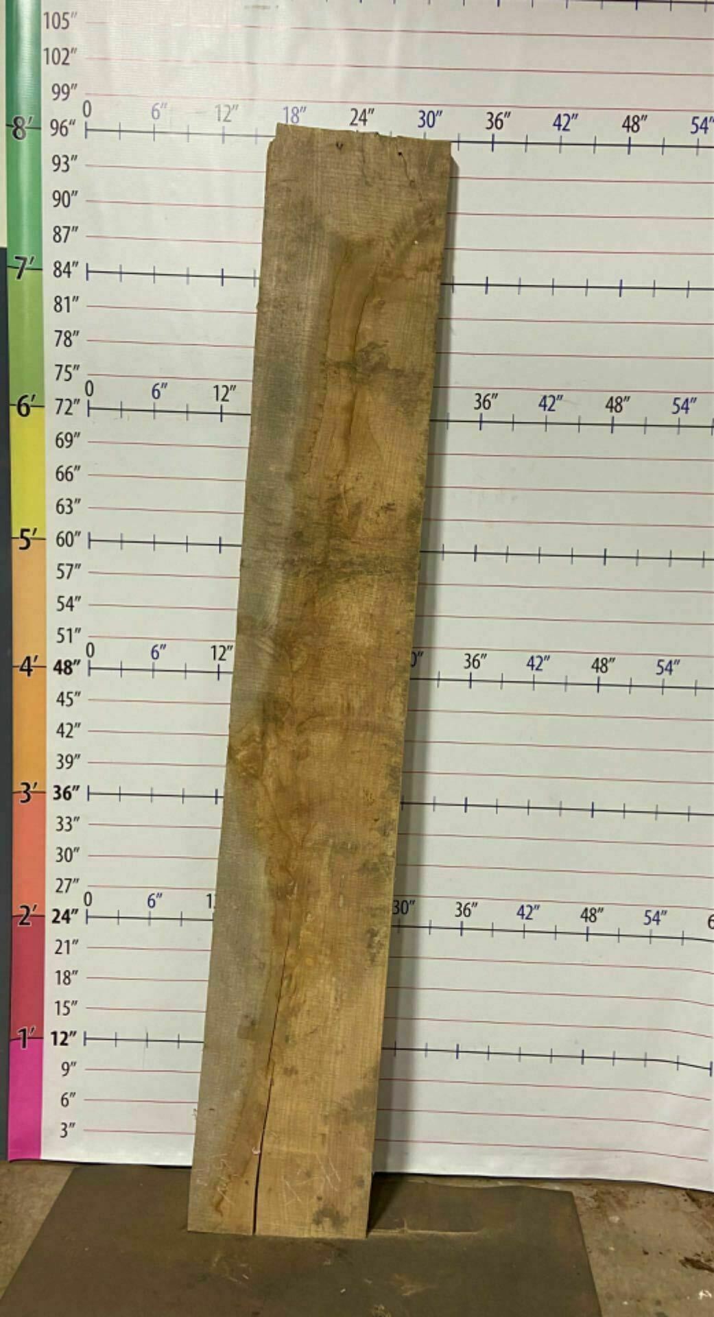 Ash Live Edge Slab - A 3