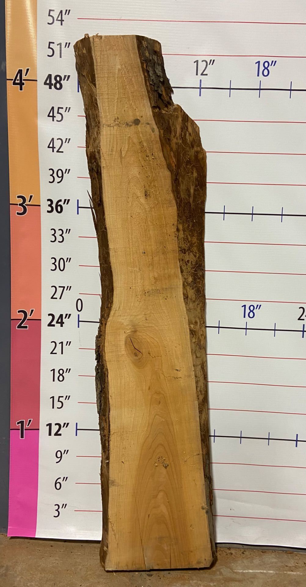Cherry Live Edge Slab - C 13