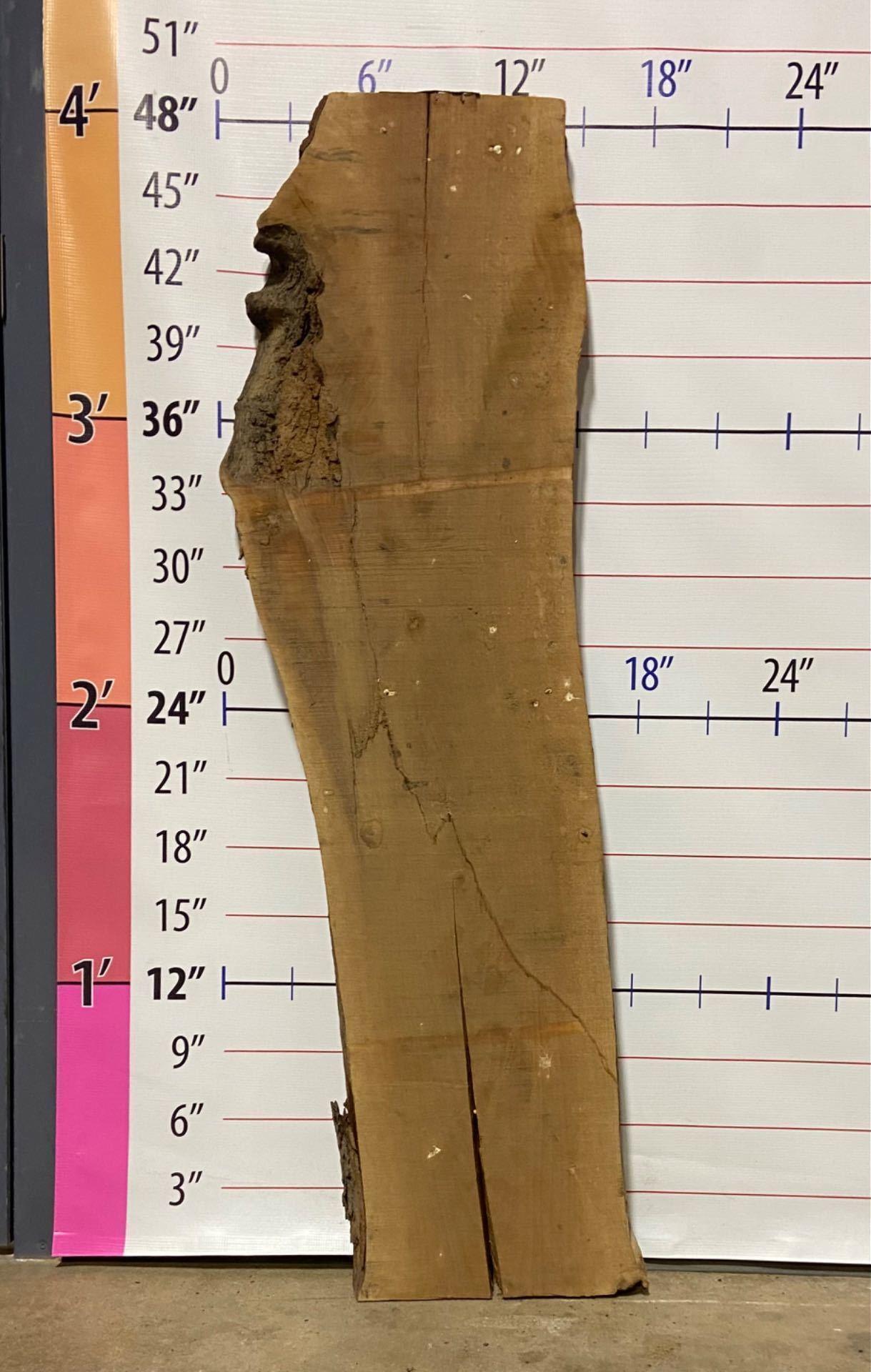 Cherry Live Edge Slab - C 16