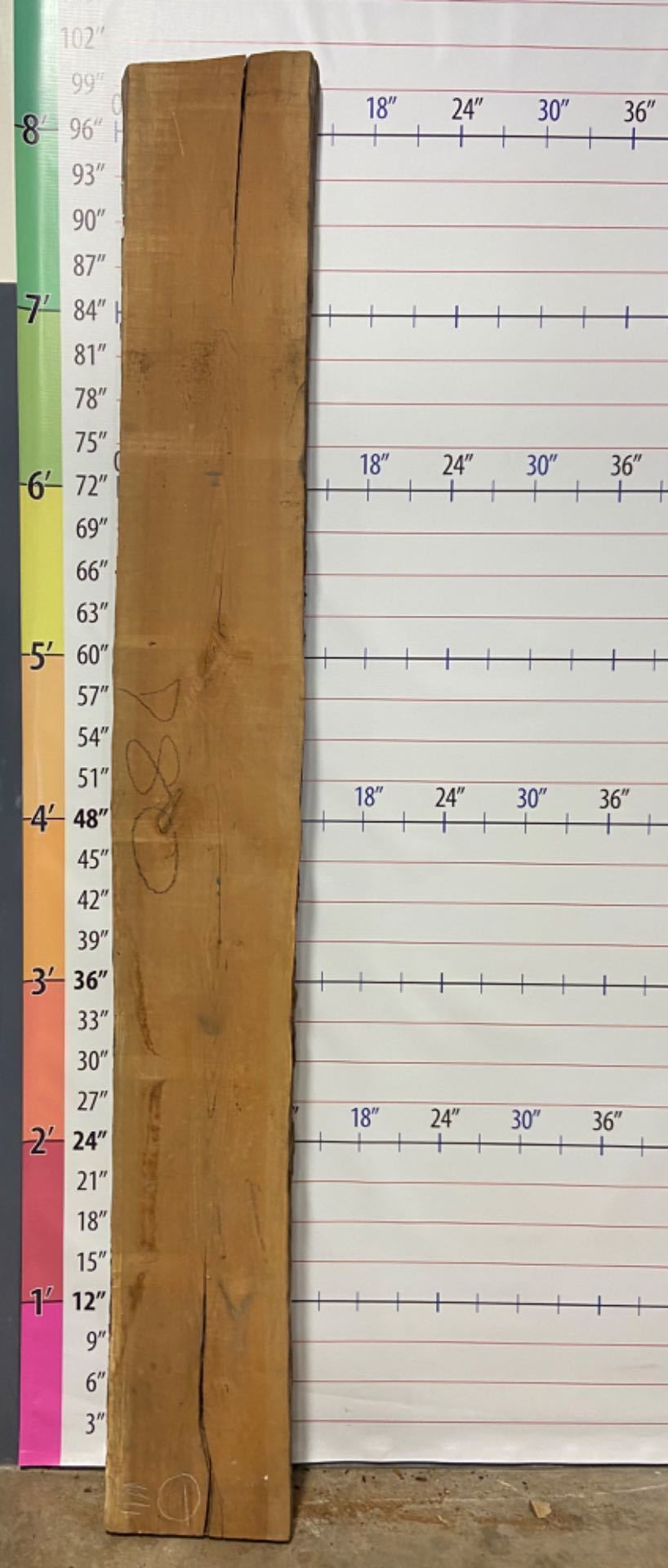 Cherry Live Edge Slab - C 2