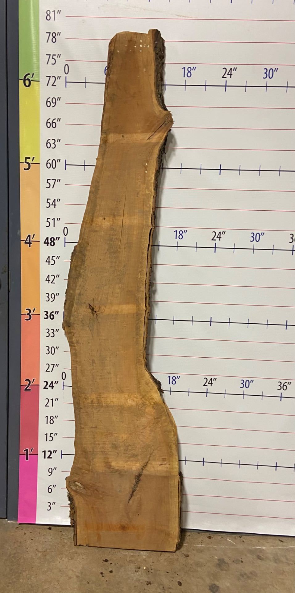 Cherry Live Edge Slab - C 21