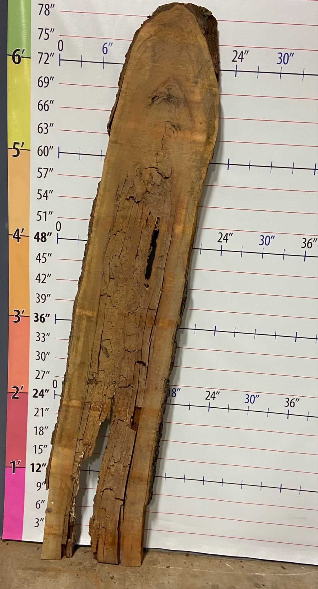 Cherry Live Edge Slab - C 23