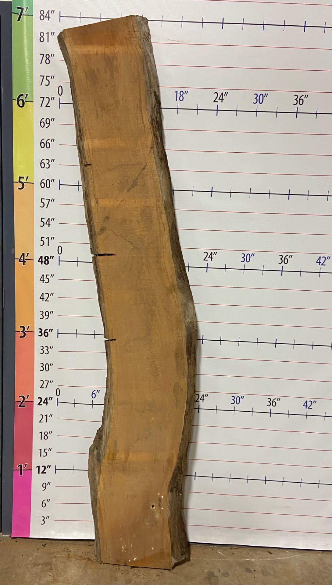 Cherry Live Edge Slab - C 25