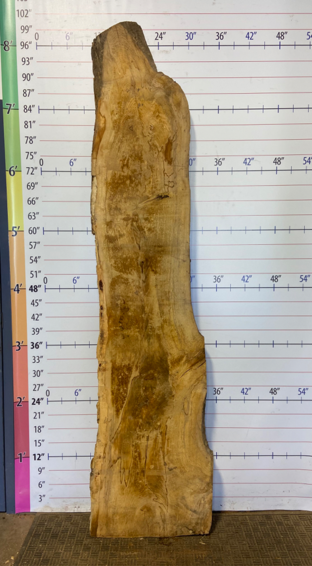 Pine Live Edge Slab - PI 11