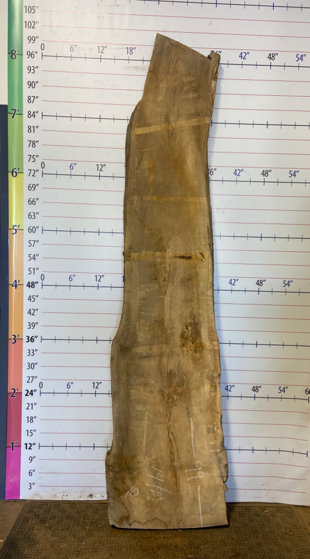 Pine Live Edge Slab - PI 13