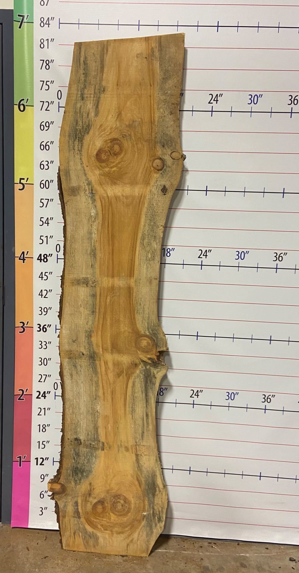 Pine Live Edge Slab - PI 2