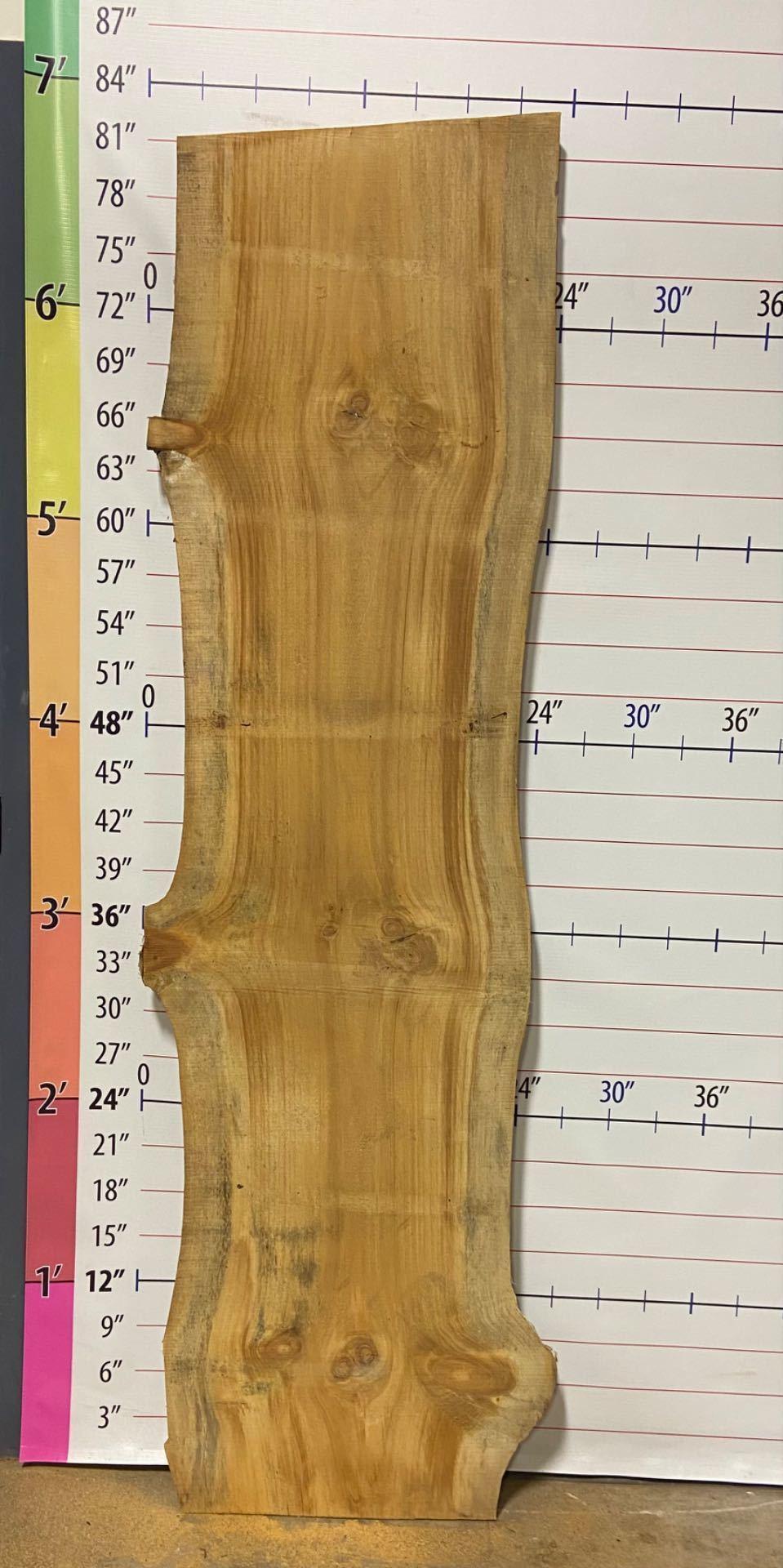 Pine Live Edge Slab - PI 5