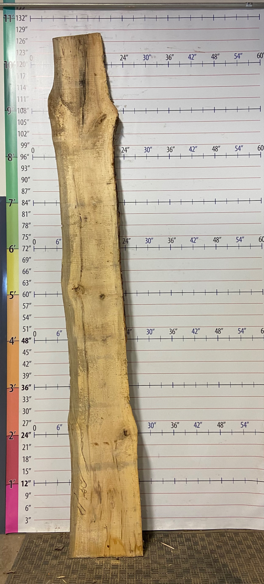 Poplar Live Edge Slab - POP 4