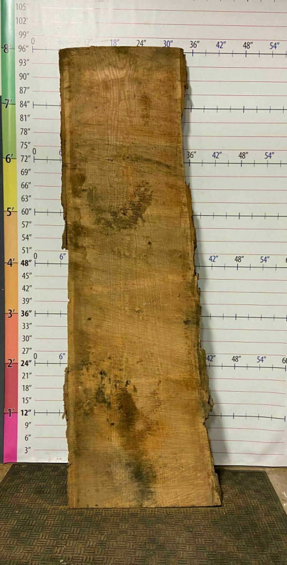 Red Oak Live Edge Slab - RO 12