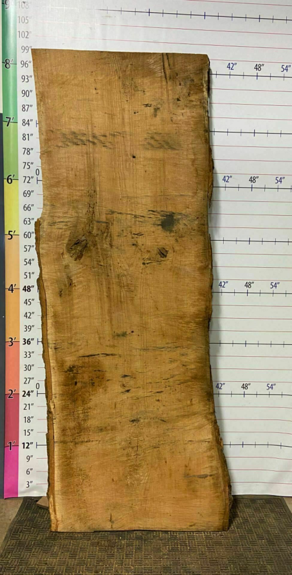 Red Oak Live Edge Slab - RO 4
