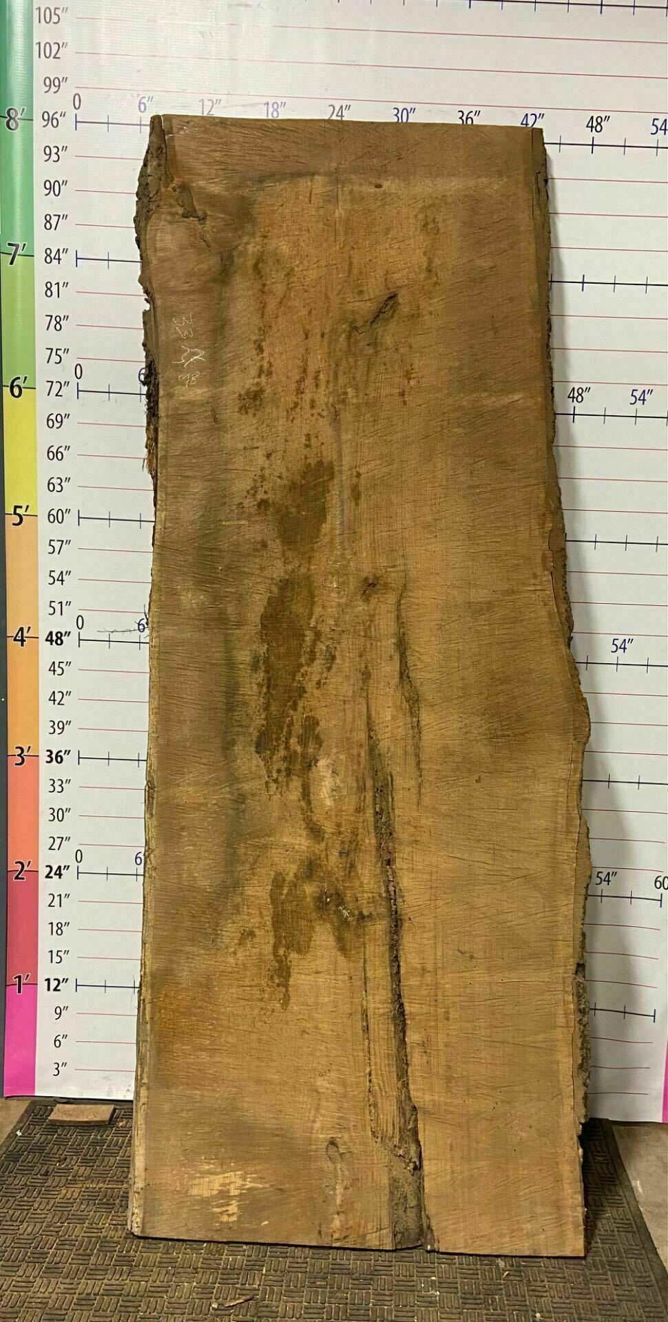 Red Oak Live Edge Slab - RO 7