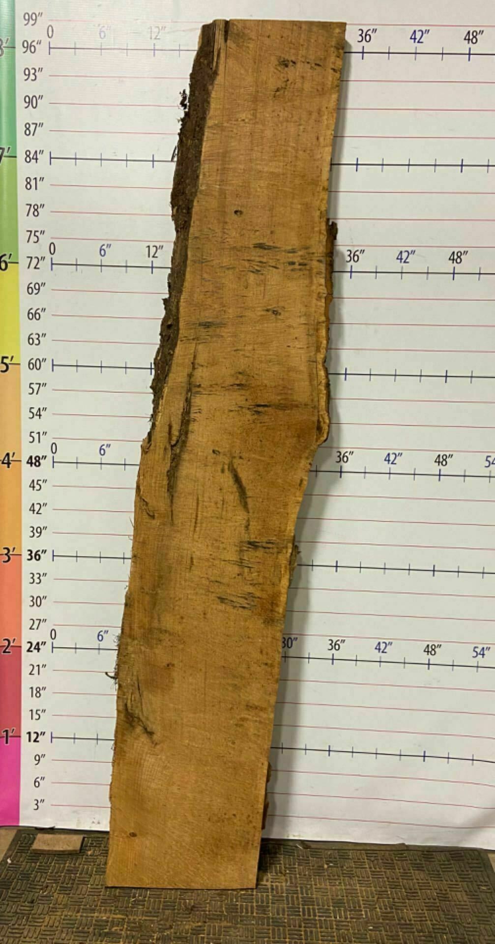 Red Oak Live Edge Slab - RO 8