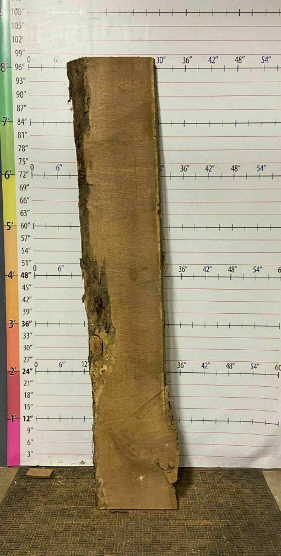 Red Oak Live Edge Slab - RO 9