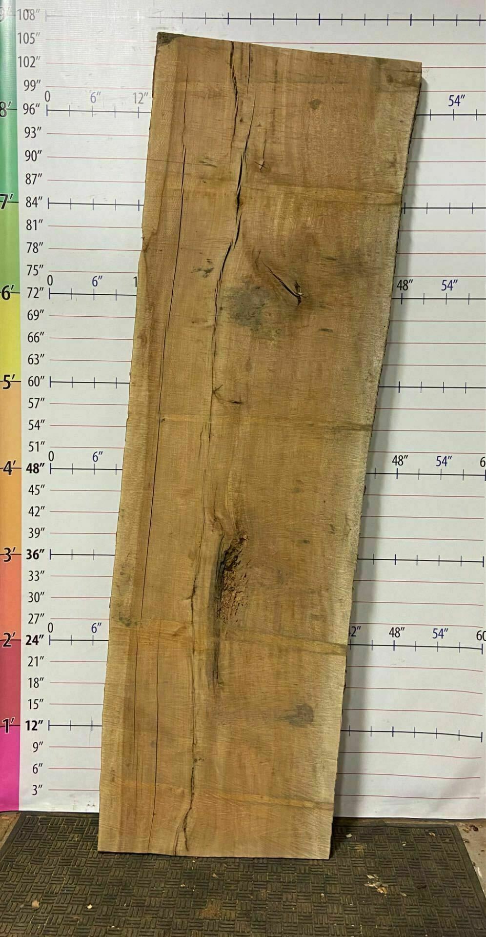 American Sycamore Live Edge Slab - S 14