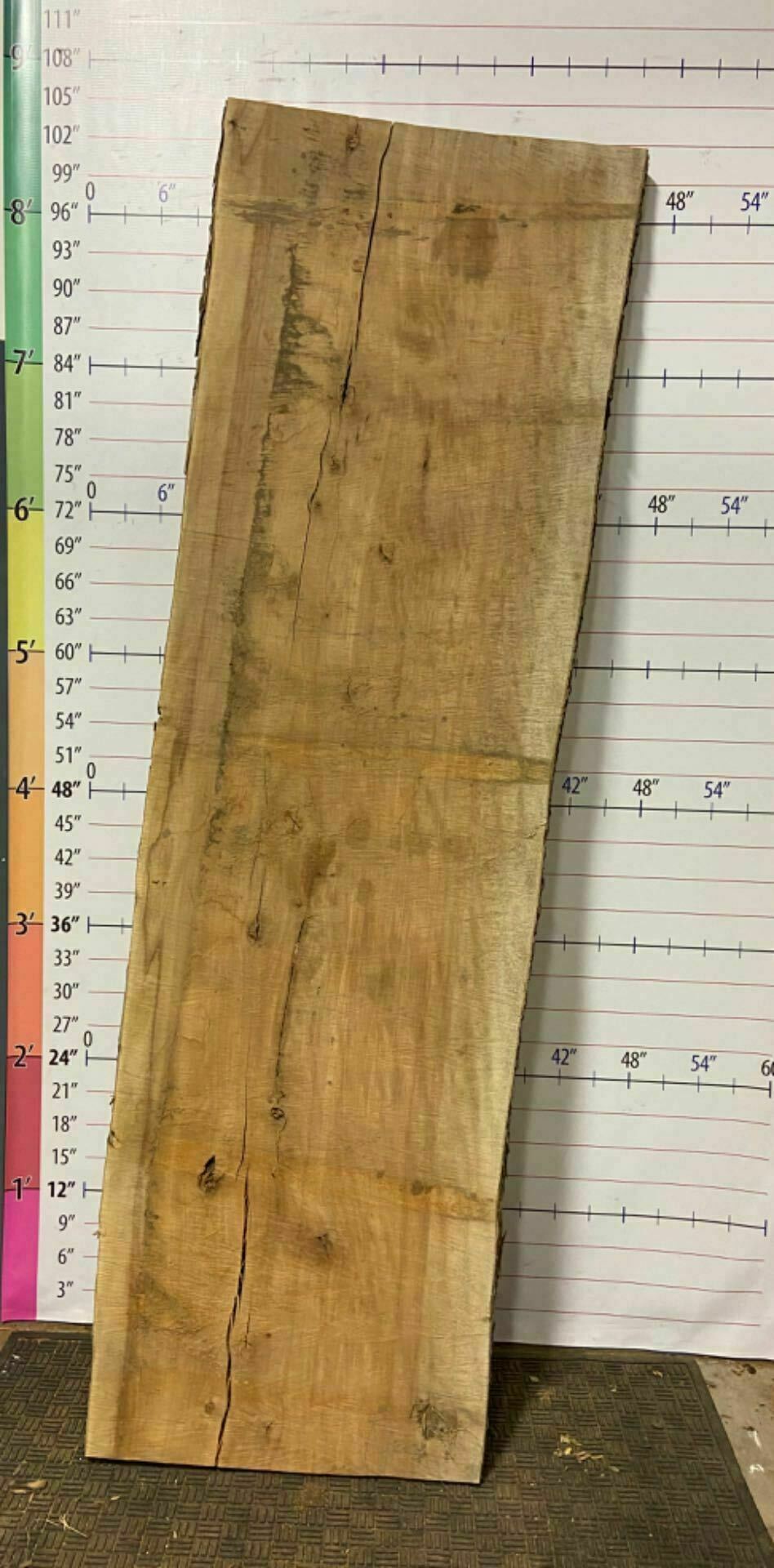 American Sycamore Live Edge Slab - S 15