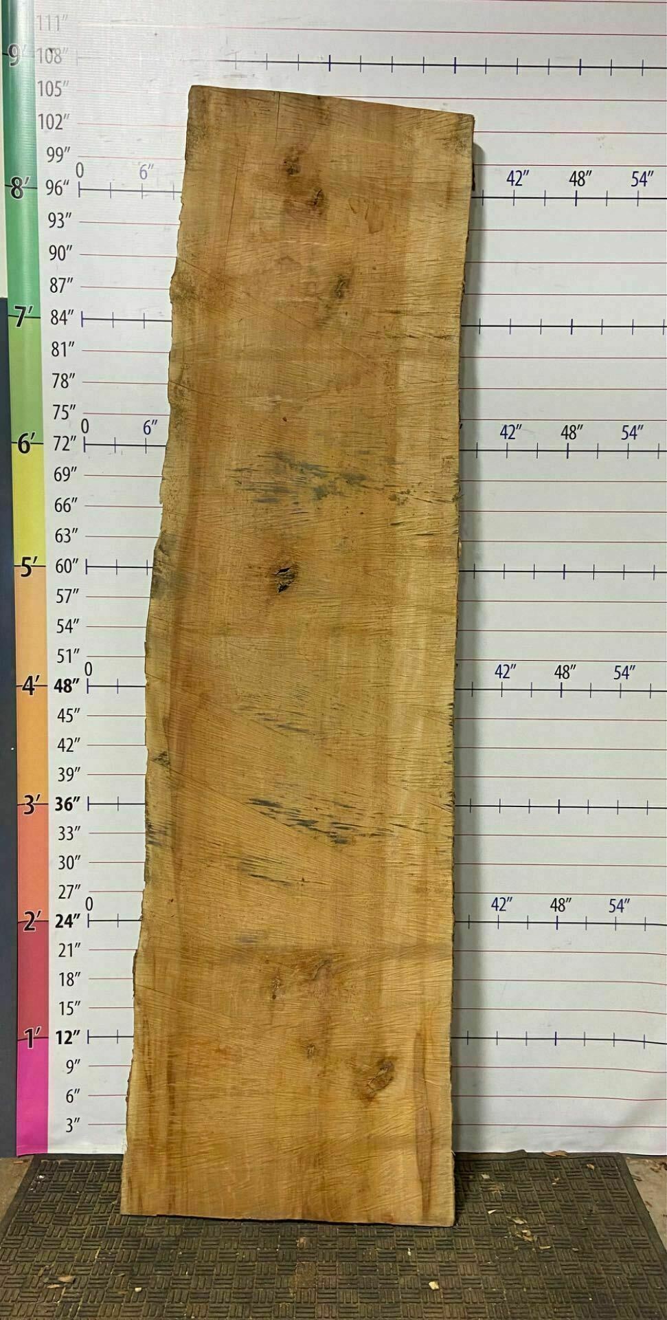 American Sycamore Live Edge Slab - S 17