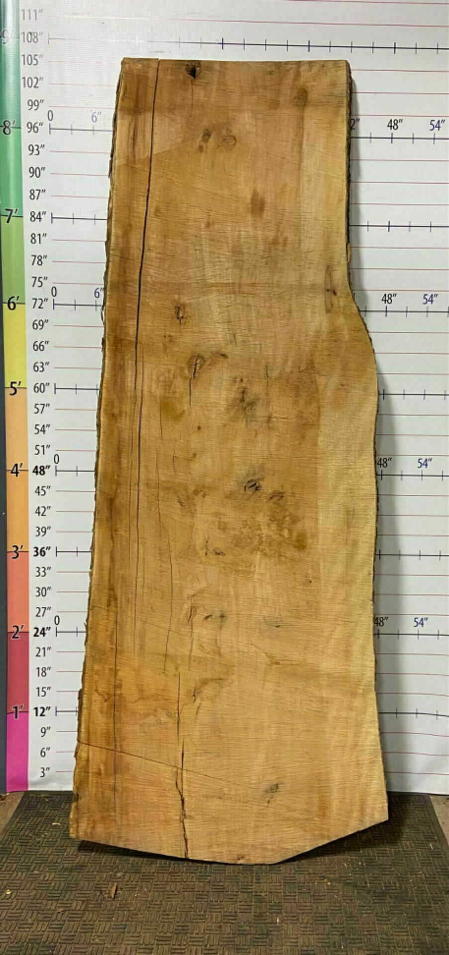 American Sycamore Live Edge Slab - S 8