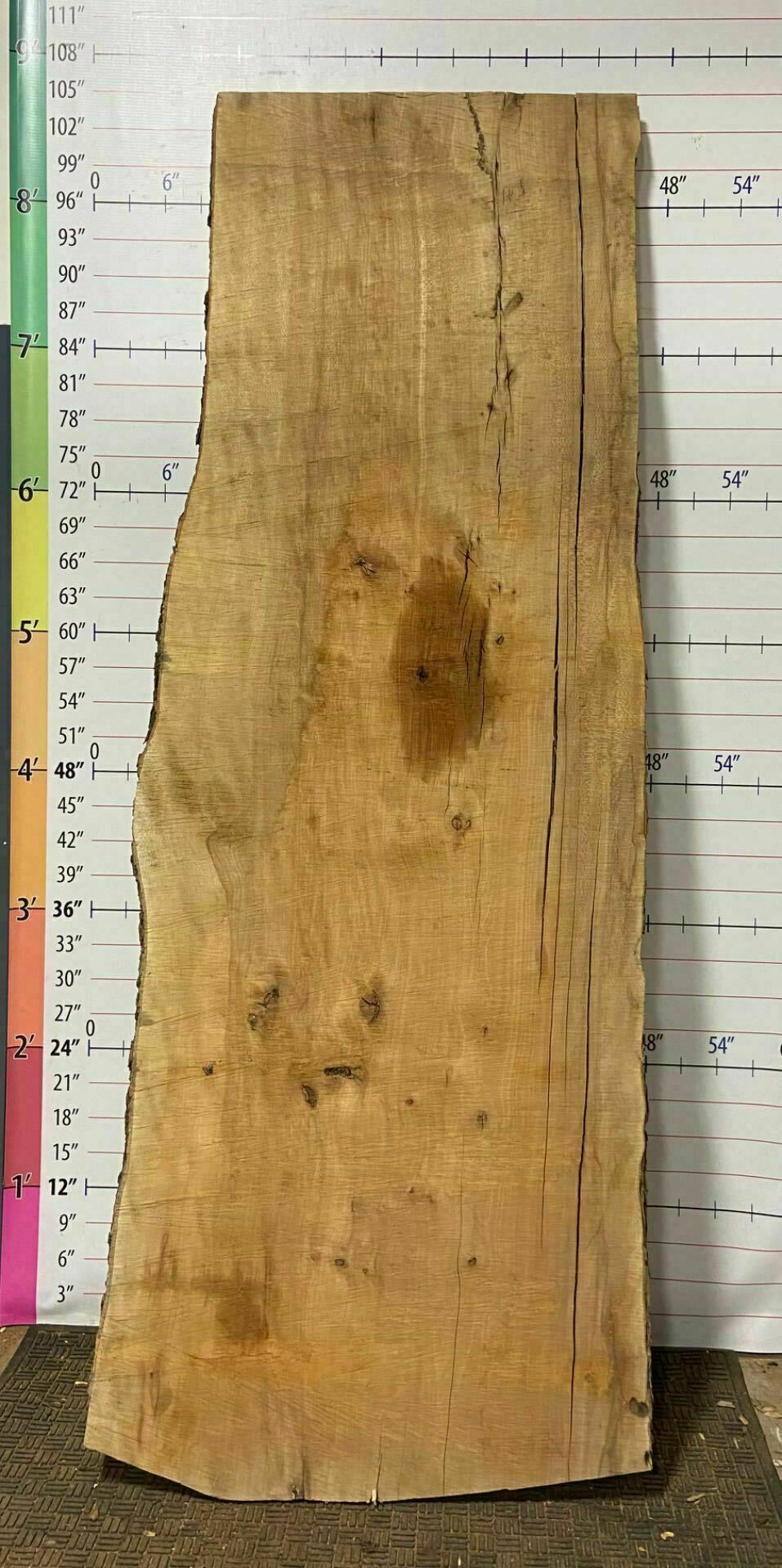 American Sycamore Live Edge Slab - S 9