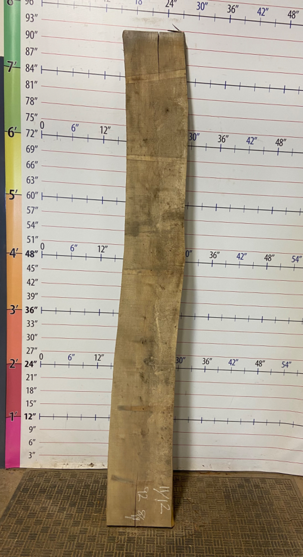 Soft Maple Live Edge Slab - SftM 14