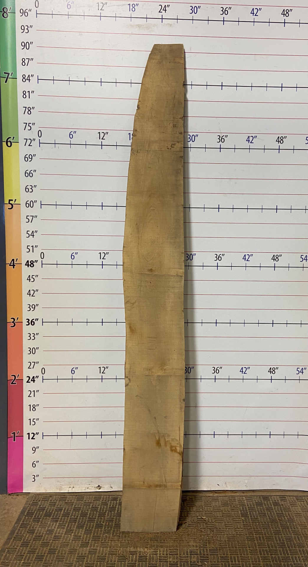 Soft Maple Live Edge Slab - SftM 17