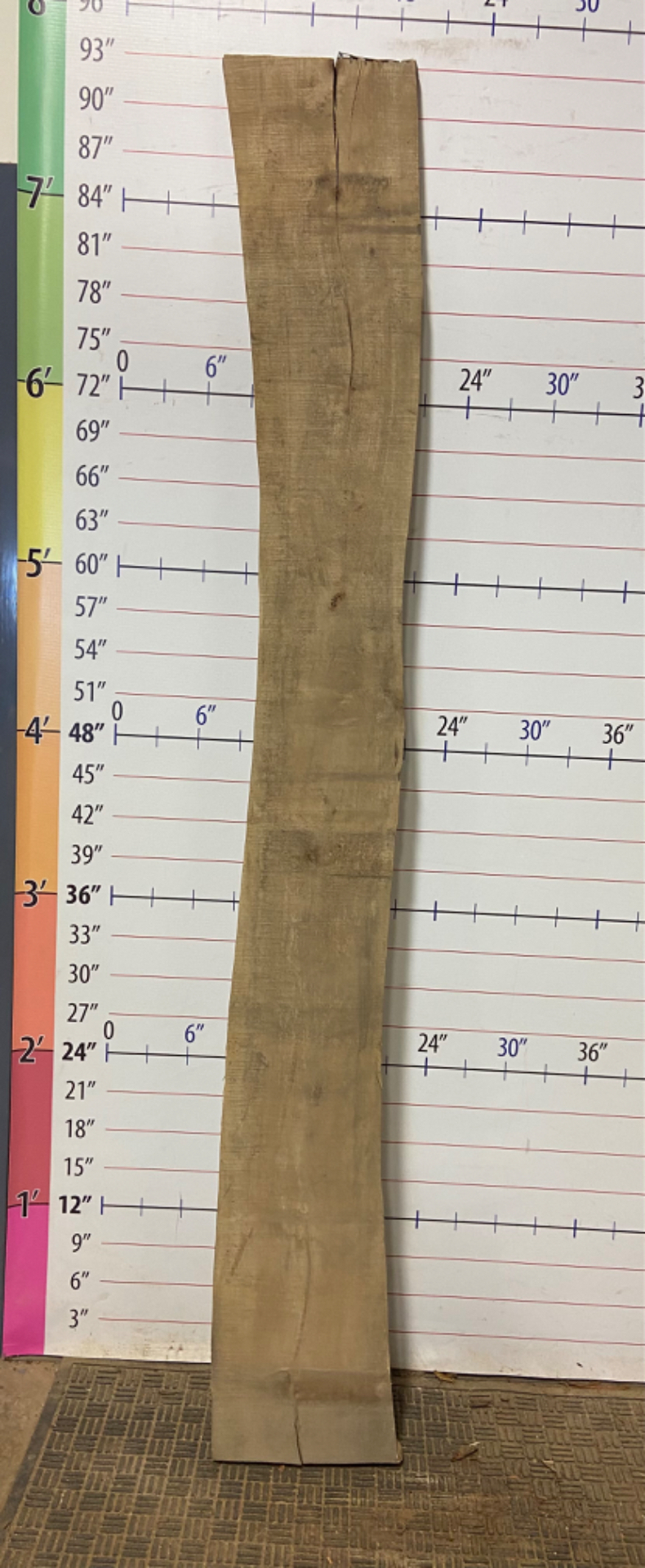 Soft Maple Live Edge Slab - SftM 19