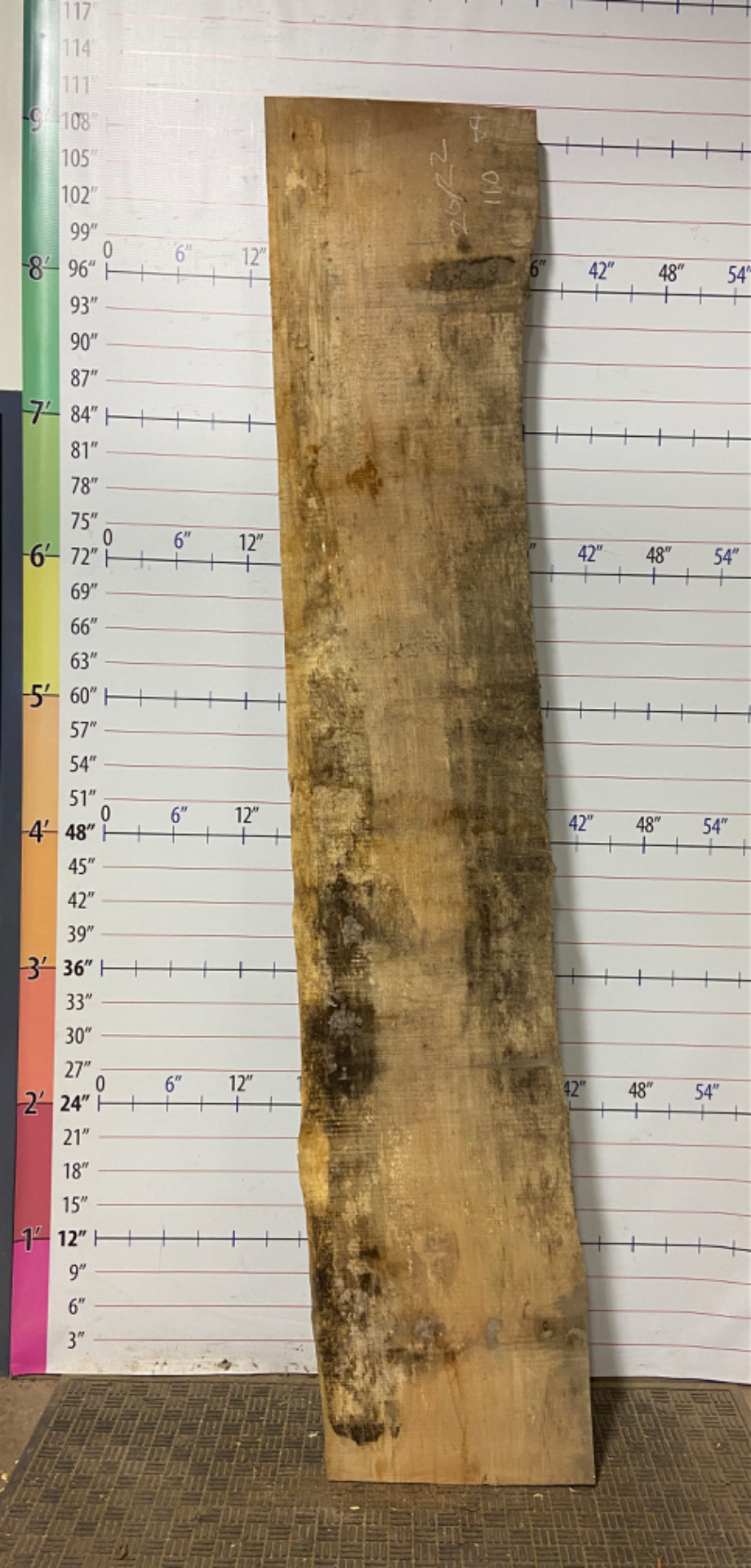 Soft Maple Live Edge Slab - SftM 23