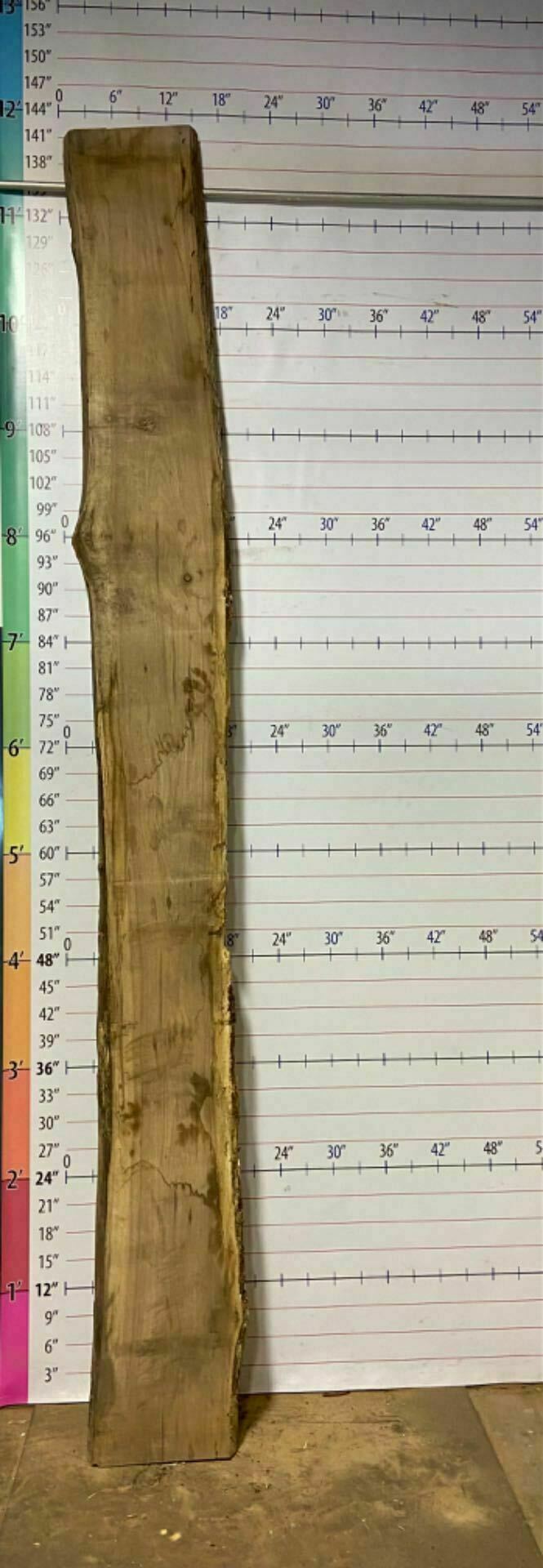 Soft Maple Live Edge Slab - SftM 9