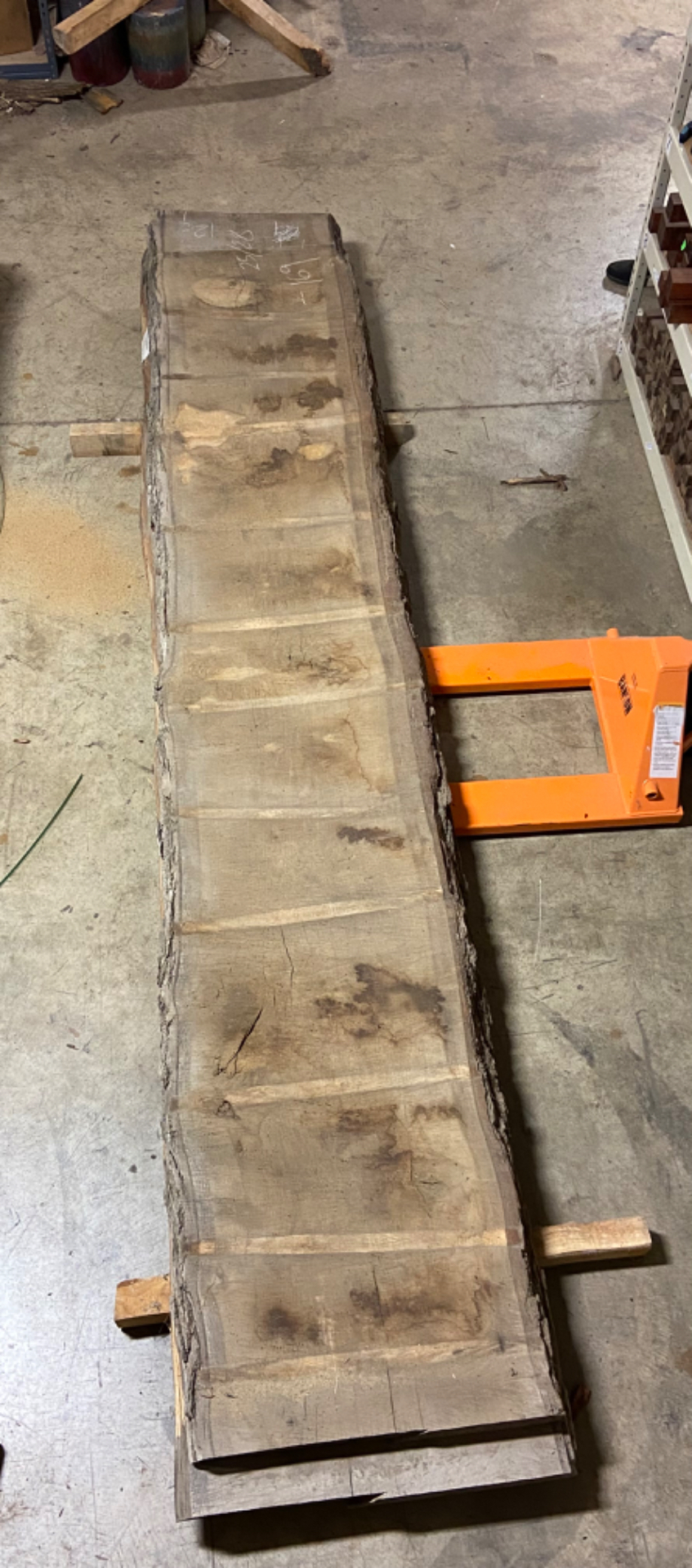 White Oak Live Edge Slab - WO 24